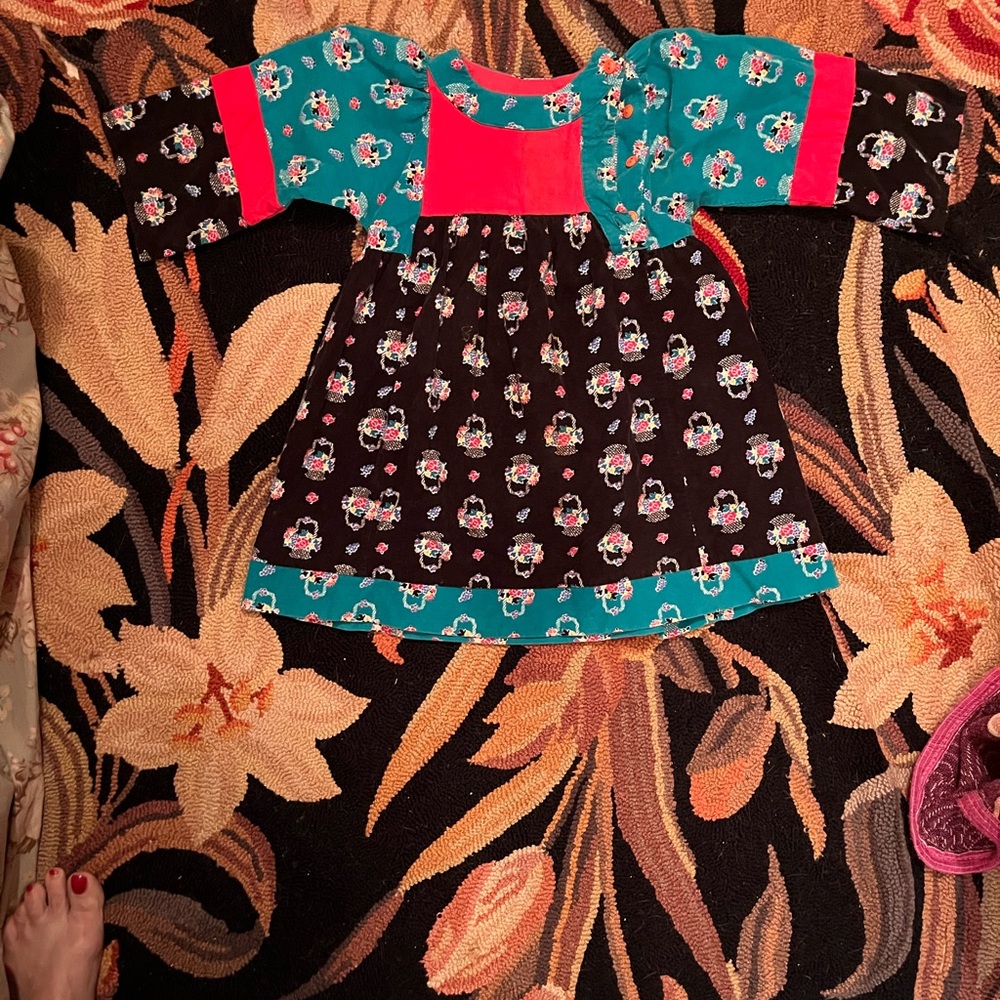 Toddler Mousefeathers corduroy dress  size 3